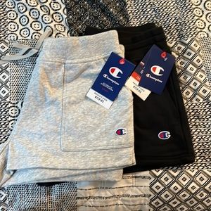 Two pairs champion athletic shorts